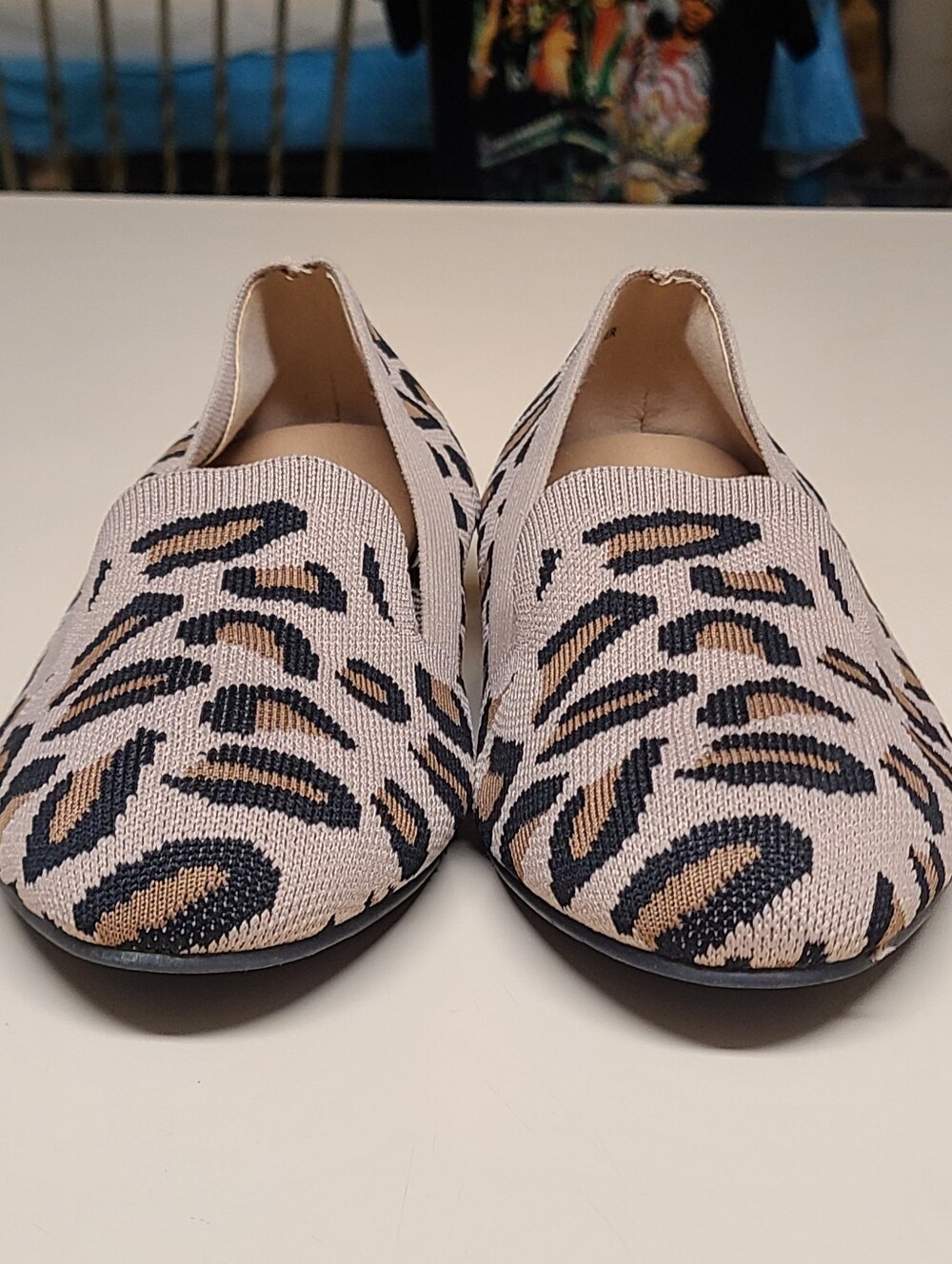 Torrid Leopard stretch knit ballet flats size 8WW - Picture 2 of 10